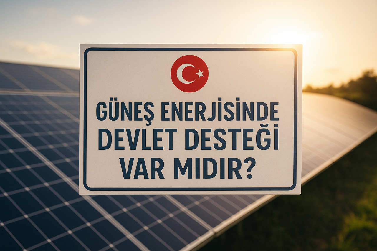 GÜNEŞ ENERJİSİNDE DEVLET DESTEĞİ VAR MIDIR ?