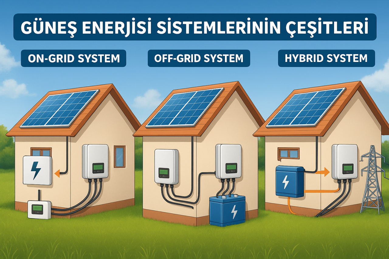 Güneş Enerjisi Sistemleri Çeşitleri Nelerdir ?