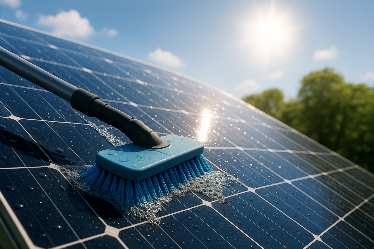 Güneş Paneli Nasıl Temizlenir ?
