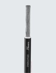 Nexans (Siyah)6mm² Solar Kablo Fotovoltaik Güneş Paneli Kablosu PVI1-F Çift İzoleli TUV TSE Halojen Free Kalay Kaplı